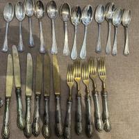 Set posate vintage argento 800