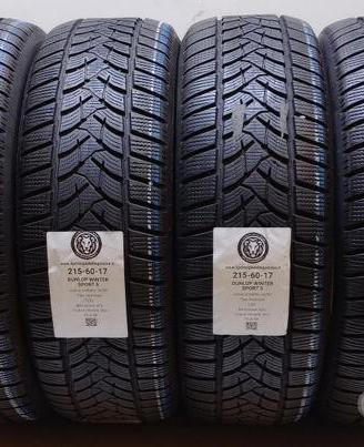 4 gomme 215 60 17 dunlop a36787