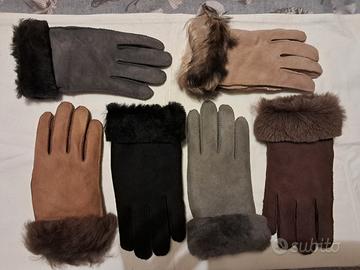 guanti shearling NUOVI donna/uomo tg. S/M