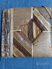 Album Fotografico Con Foglie Naturali