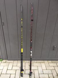 canne da spinnig al siluro