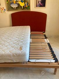 Materasso + Rete Ortopedica Elettrica + Testiera
