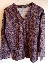 Camicetta donna vintage fantasia Paisley 