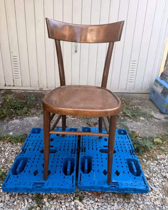 Set sedia trattoria anni 40/50