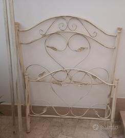 LETTO SINGOLO FERRO BATTUTO
