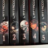 Manga - L’attacco dei Giganti 5 libri