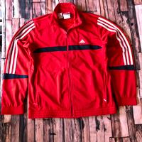 Giacca Adidas Unisex Sportiva Rosso Fuoco