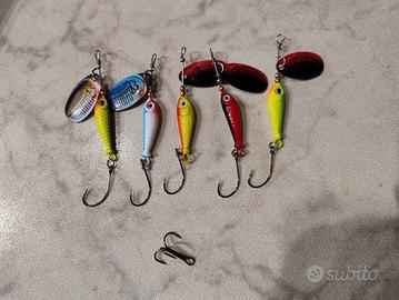 cucchiaini da pesca con elica simulazione peace10g