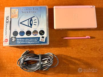 Nintendo DS Lite Rosa + Gioco Training For Your Ey