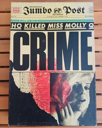 Gioco da tavolo vintage Jumbo Crime 1972 completo