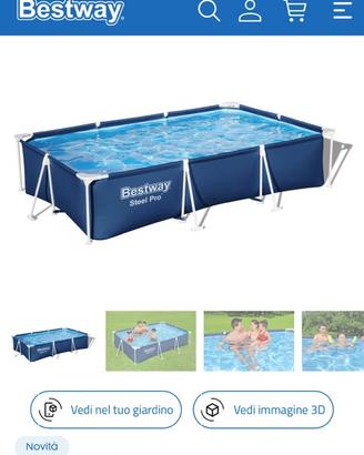 Piscina da giardino Bestway  NUOVA mai usata