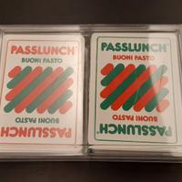 Carte francesi Pass Lunch anni '90