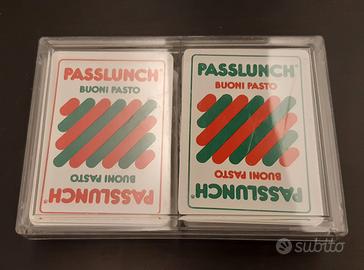 Carte francesi Pass Lunch anni '90