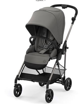 Cybex melio con passeggino e navicella grigio