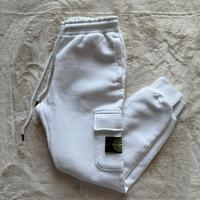 Pantalone Stone Island Cargo Bianchi