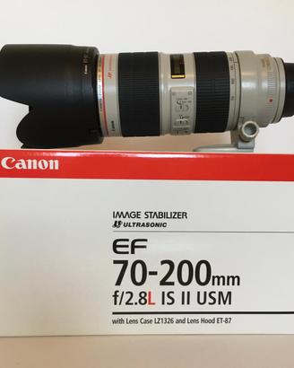 Canon EF 70-200 f2.8 L IS II USM stabilizzato