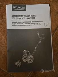decespugliatore Hyundai 52cc su ruote