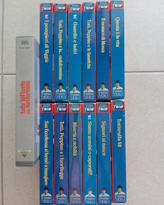 Collezione 13 videocassette film di Totò 