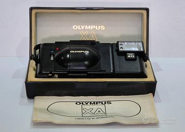 Olympus XA+Flash A11+ scatola e libretto