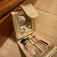 porta pennelli con specchietto da borsa