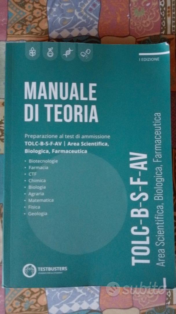 Eserciziario commentato. Preparazione al test di ammissione TOLC B-S-F-AV.  Area scientifica, biologica, farmaceutica - Libro Testbusters