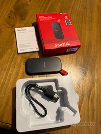 Hard disk(ssd) portatile 2 TB sandisk