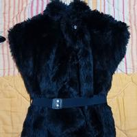 pelliccia nera donna