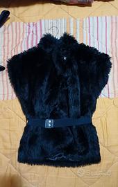 pelliccia nera donna