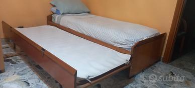 Letto singolo che diventa matrimoniale
