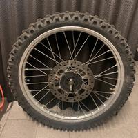 Honda xr600 serbatoio maggiorato, ruota, piastre