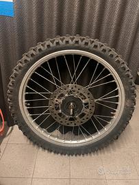 Honda xr600 serbatoio maggiorato, ruota, piastre