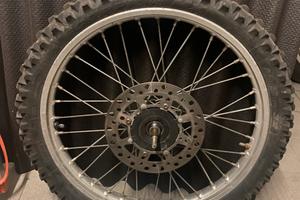 Honda xr600 serbatoio maggiorato, ruota, piastre