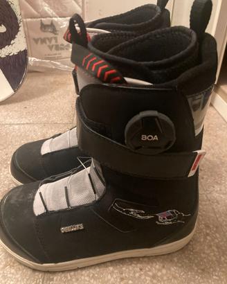 scarponi snowboard con BOA