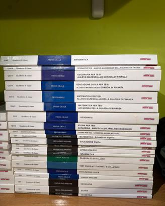 Libri Nissolino Corsi forze militari polizia ecc