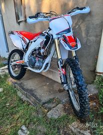 Honda crf 450 con kit big Bore 490 non targata
