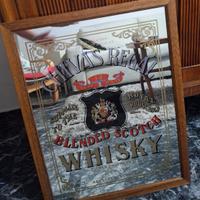 Specchio vintage Chivas Regal 50 cm x 65 cm cornic