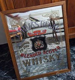 Specchio vintage Chivas Regal 50 cm x 65 cm cornic