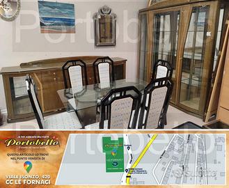 Codice: 8961 SALA STILE VINTAGE COMPLETA DI VETRI