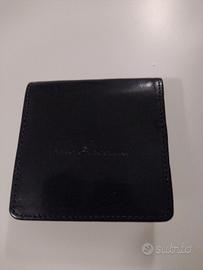 Porta monete in pelle marchiato Sergio Tacchini
