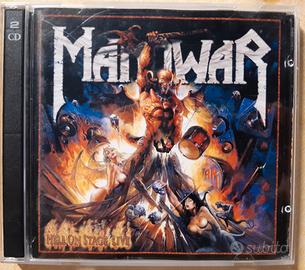 Cd doppio MANOWAR hell on stage live.
