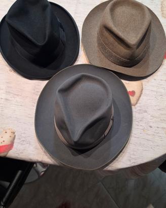 2 Borsalini ed 1 Panizza vintage
