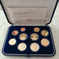 Serie 10 monete da collezione proof
