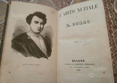 Ex libris - amalia guglielminetti - dumas - 1854