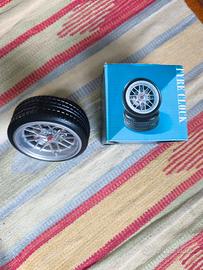 orologio Sveglia a forma di ruota d'Auto + scatola