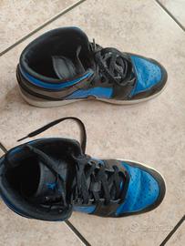 scarpe  Nike Air Jordan nere e blu