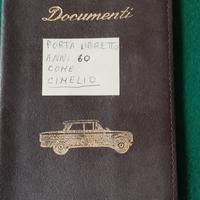 porta libretti auto