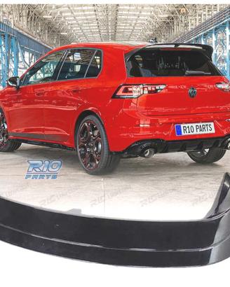 SPOILER ALETTONE VOLKSWAGEN VW GOLF 8 GTI NERO LUC