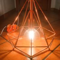 Lampadario color rame