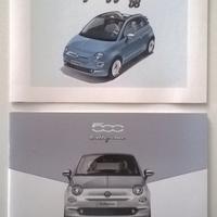 Coppia dépliant Fiat 500 Spiaggina 58 + Collezione