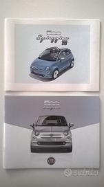 Coppia dépliant Fiat 500 Spiaggina 58 + Collezione